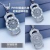 pt950 Platinum Turn Pendant Shilaiyunzhuan constellation Compass Platinum man Party cards rotate Necklace Pendant