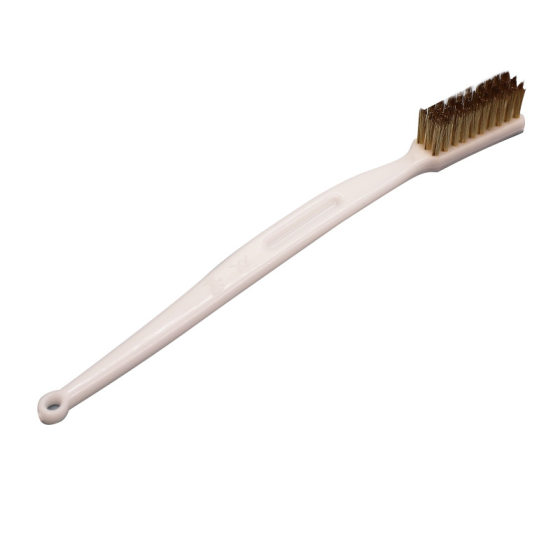 3 rows of stainless steel wire copper wire brush text play small toothbrush paste backing cleaning walnut diamond tools a generation of hair