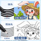 ZEBILI Marker Black Double Head Rub Resistant Oil Pen Small Wholesale Painting Gouxie Pen