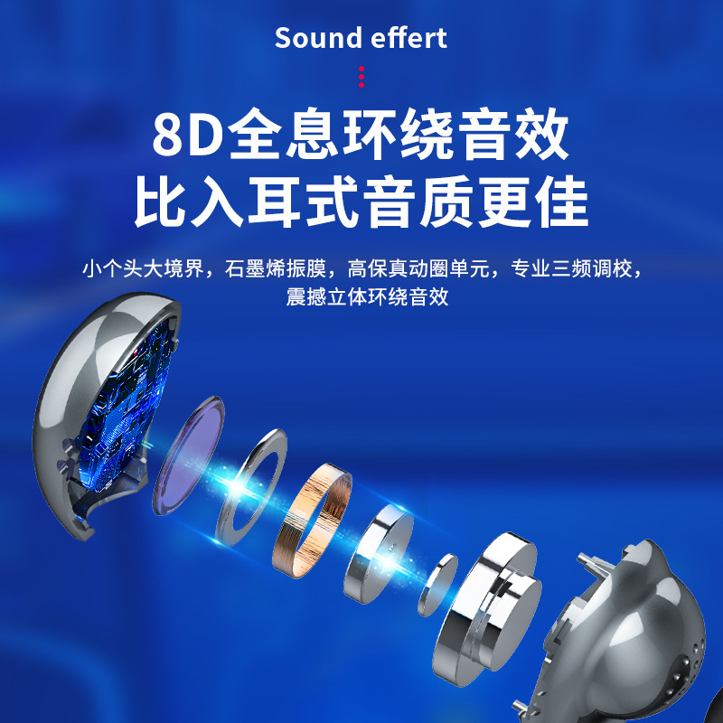 クロスボーダー私モードS19ワイヤレスbluetoothヘッドフォンデジタルタッチ5.4耳に入らない両耳ミニスポーツ通話共通|undefined