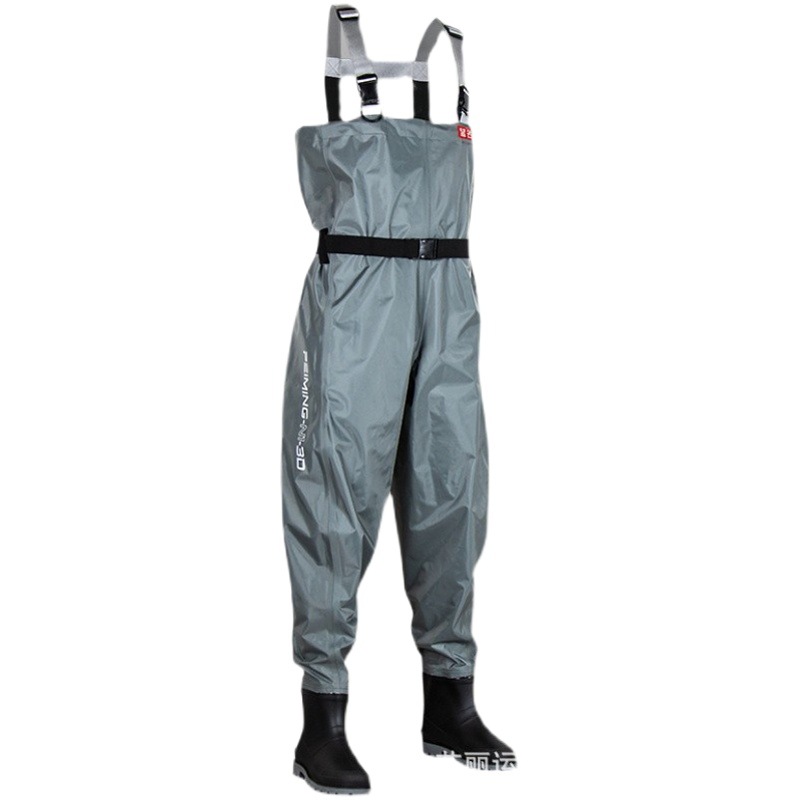 Yi name 3D ultra-light water pants conjoined Luya fishing and fishing wading pants reservoir thickened wear-resistant nylon fishing