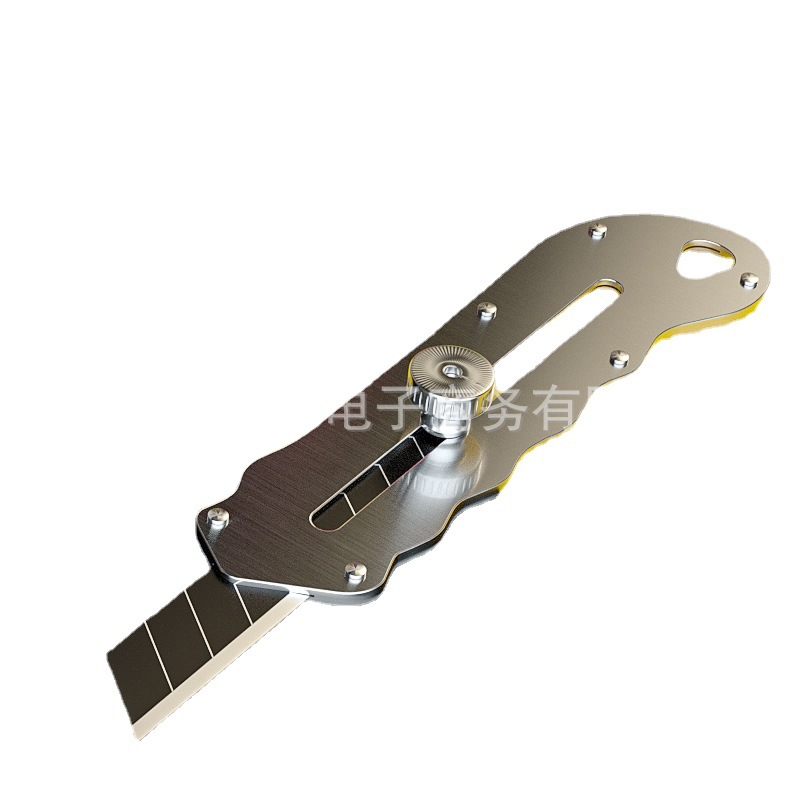 Cuchillo de arte todo acero engrosado cuchillo de corte de papel industrial grado pesado papel pintado cuchillo todo Acero inoxidable hoja de metal cuchillo de corte de papel