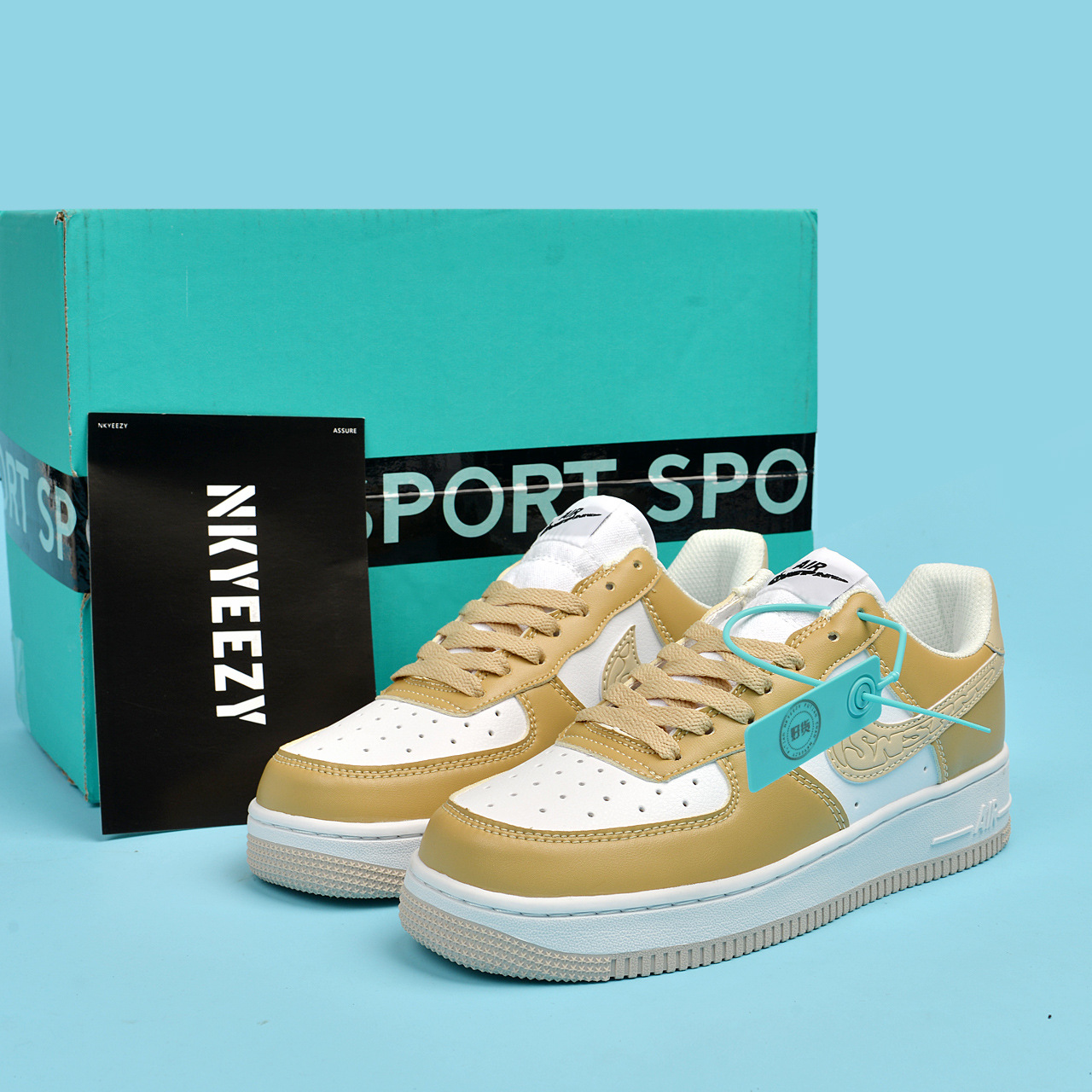 Resistente a la fiebre oficial AF1 blanco y negro panda fuerza aérea 1 zapatos de patina baja para hombres y mujeres zapatos deportivos casuales para correr Putian Dunk