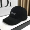 Demi-season woolen baseball cap suitable for men and women for beloved with hood, keep warm hat for leisure, Korean style, with embroidery