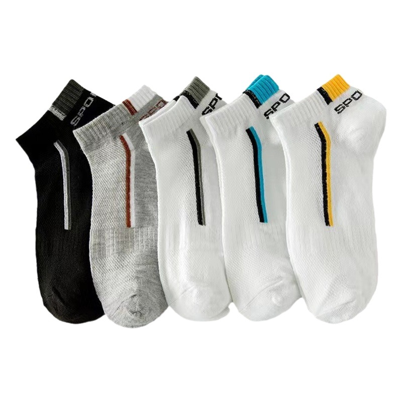 Calcetines calcetines de hombre desodorante absorbente de sudor calcetines cortos verano delgado bajo-top boca baja invisible barco Calcetines hombres de moda