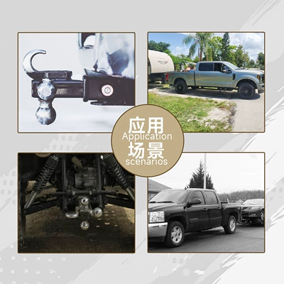 Three-Ball Hitch Trailer Arm with: Other Car Modifications