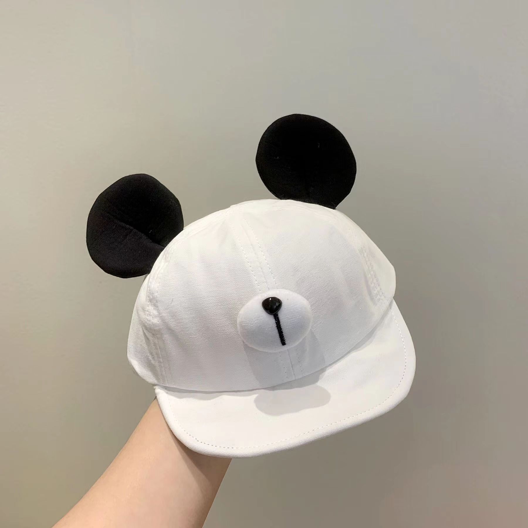 Gorra de Patito para Bebé de Algodón con Protección Solar para Salidas y Aire Libre