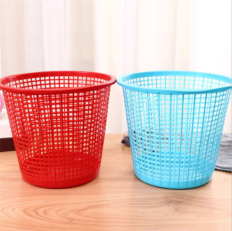 Garden-shaped Garbage Basket, Cut Out High-end Plastic Trash Can, Simple Lidless Toilet Paper Basket, Cleaning Trash Can