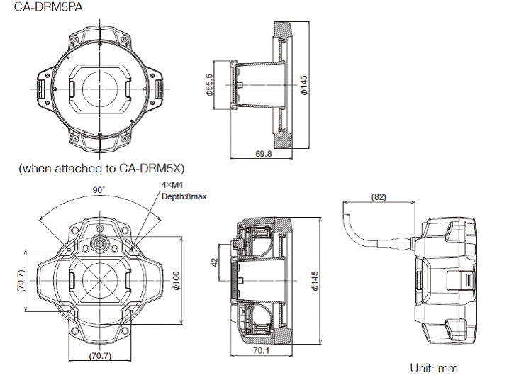基恩士KEYENCE  多光谱光源偏光配件  CA-DRM5PA