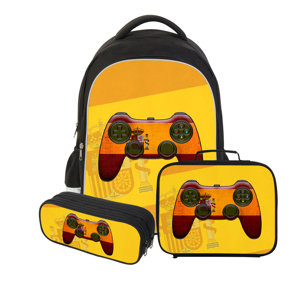 더블 레이어 배낭 3 피스 스페인 국기