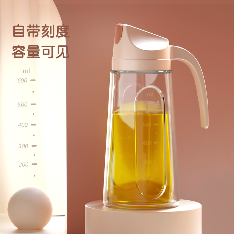 オイルポット自動開閉防漏ガラス家庭用大容量オイルタンク醤油酢瓶調味料キッチン調味料油瓶|undefined