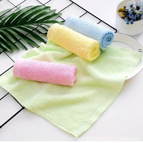 Wholesale oil removal dish towel thickened genuine wood fiber kitchen rag non-stick oil dish cloth cleaning scouring pad