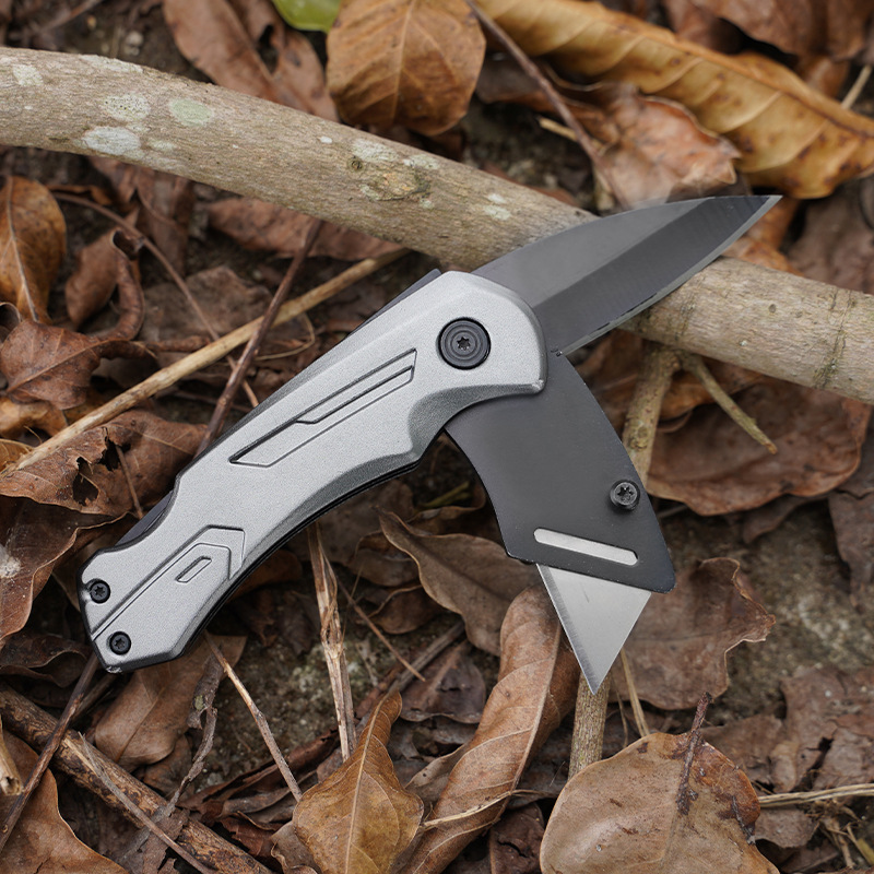 多功能美工刀裁纸手工折叠刀户外便携水果刀礼品露营小刀批发日常