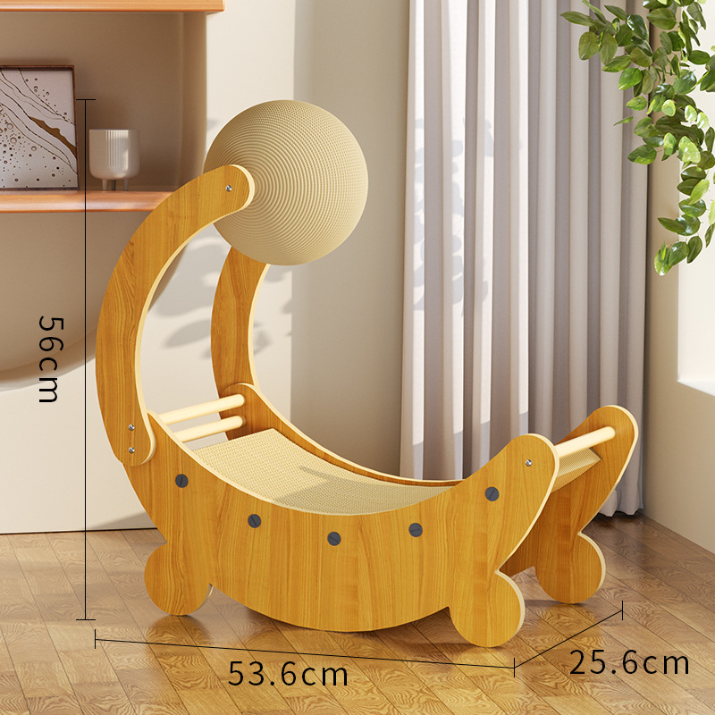 cuerda de seda vertical para gatos estante gato agarre columna resistente al agarre juguete gato agarre placa de madera gato agarre bola papel corrugado agarre placa