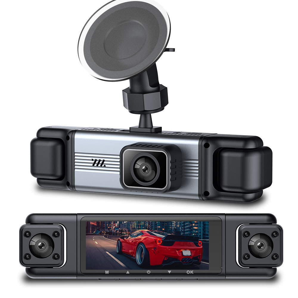 Cross-Border Four-Lens Driving Recorder, High-Definition 1080P Wide-Angle Night Vision, Wifi In-Car Front and Rear Vehicle Recorder
