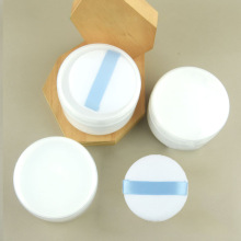 200g250g300g婴童爽身粉盒透明罩盖痱子粉瓶粉罐塑料包材便携空盒