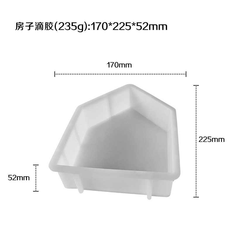 Cross-border DIY cristal epoxi molde de silicona grande cuerpo redondo seis lados decoración del cuerpo libro de escritorio archivo joyería herramienta abrasiva