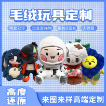 毛绒玩具定制明星公仔玩偶定做企业吉祥物订制布娃娃零钱包订做