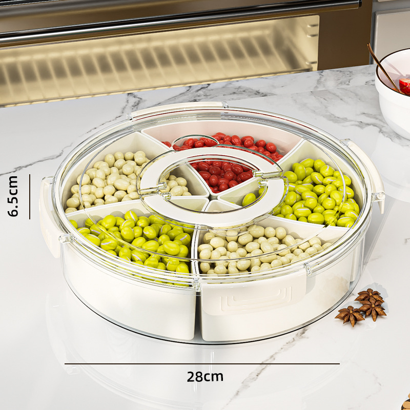 Caja de sellado transfronteriza de grado alimenticio caja de conservación de frutas caja de almacenamiento octogonal al por mayor caja de almacenamiento de refrigerador de饺os portátiles
