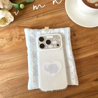 爱心小象适用苹果17PROMAX手机壳iPhone16小众14双层13硬壳12/11