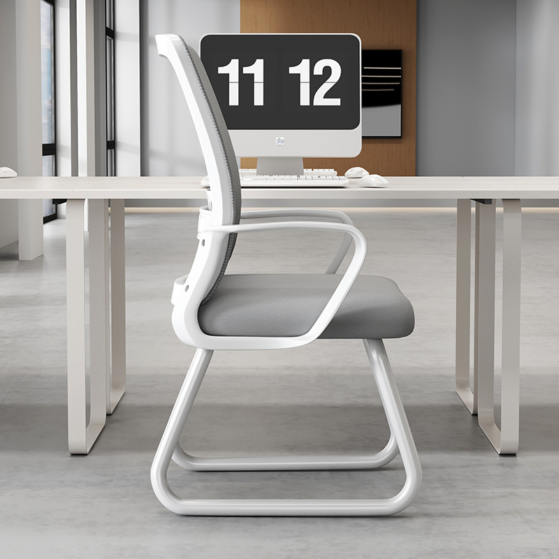 silla de oficina elástica soporte de cintura elevación simple silla de computadora silla ventilada tela silla ergonómica fábrica al por mayor