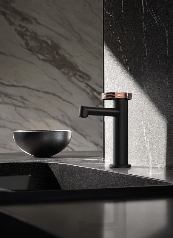 Kaiping Youjia Bathroom Chrome-Plated Stainless Steel Single Handle Basin Faucet Bathroom Cabinet Single Hole Hot and Cold Faucet 34500