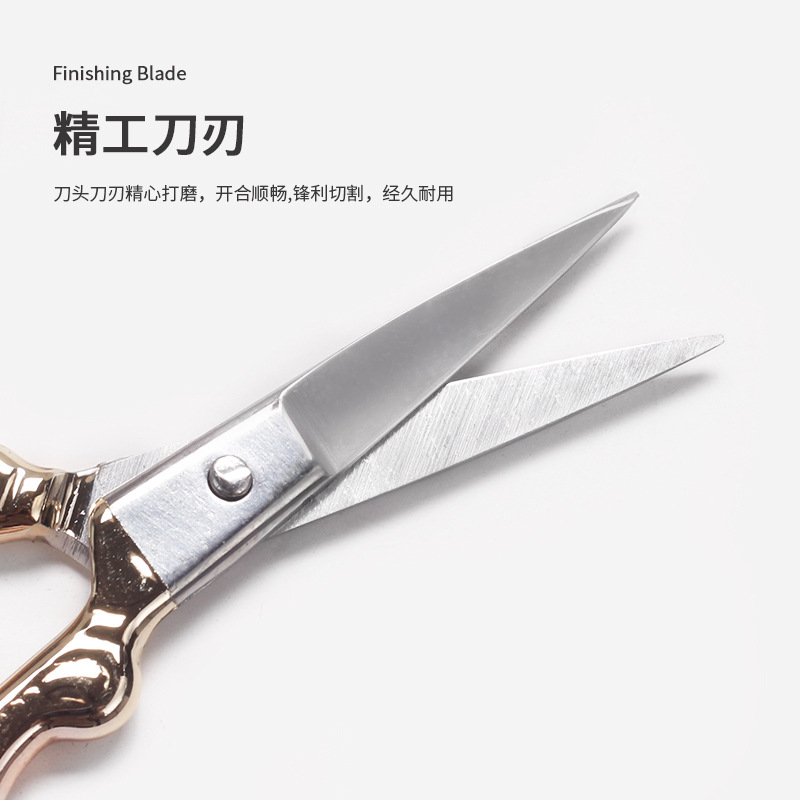 Nuevas tijeras transfronterizas de cejas en forma de grúa tijeras pequeñas Retro Para rizador de cabello salón de uñas tijeras pequeñas especiales para Injerto de pestañas