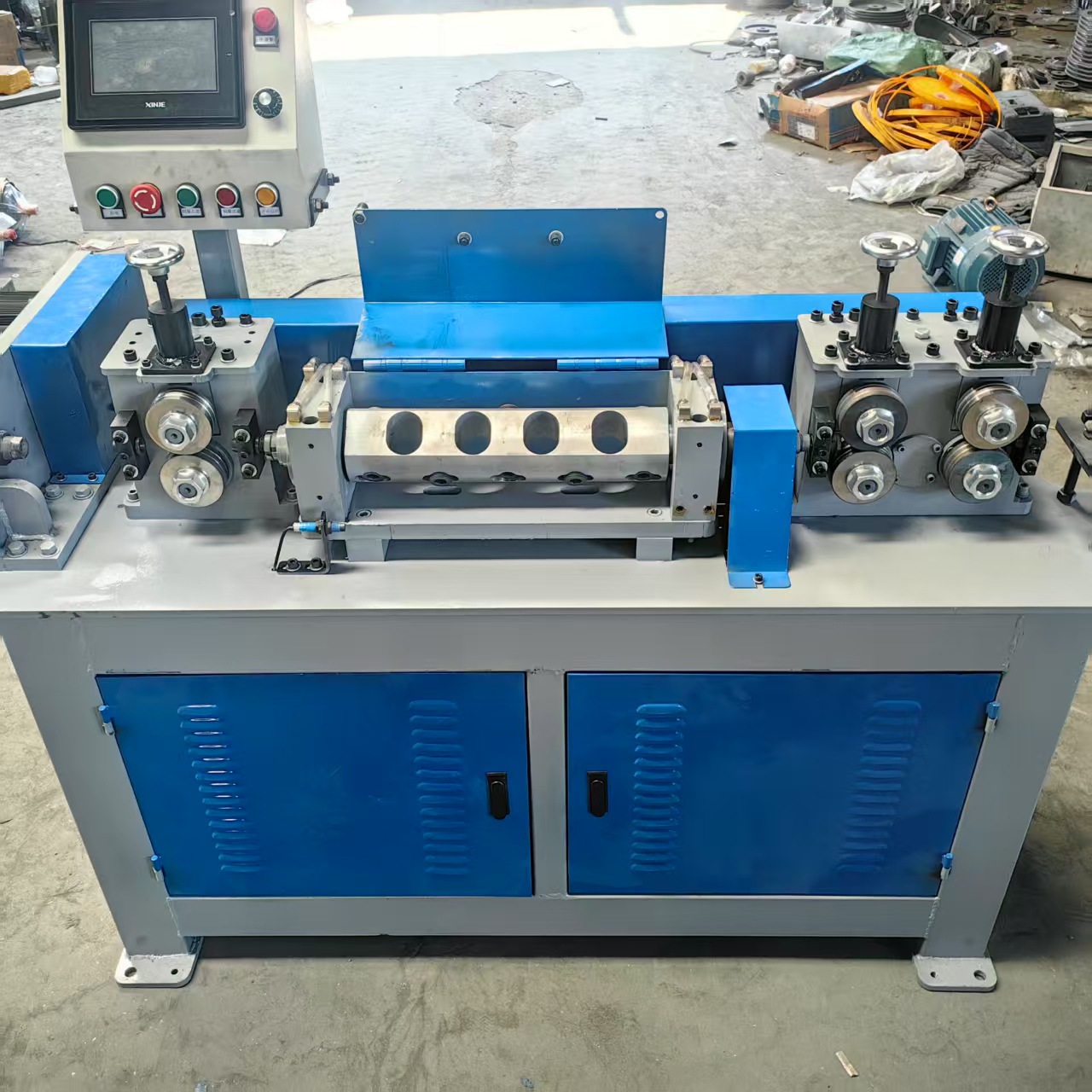 全自动2mm-4mm双伺服高速调直机切断机厂家直销