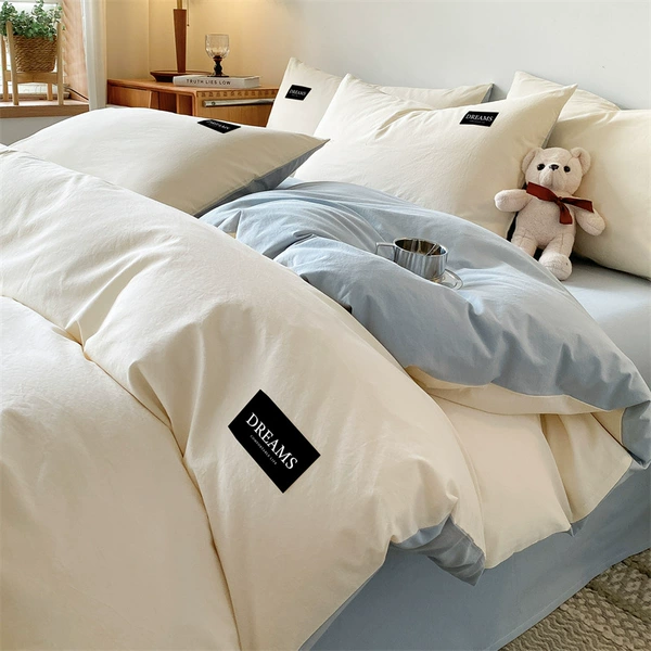 Milkshake white + sea green [100% cotton]
