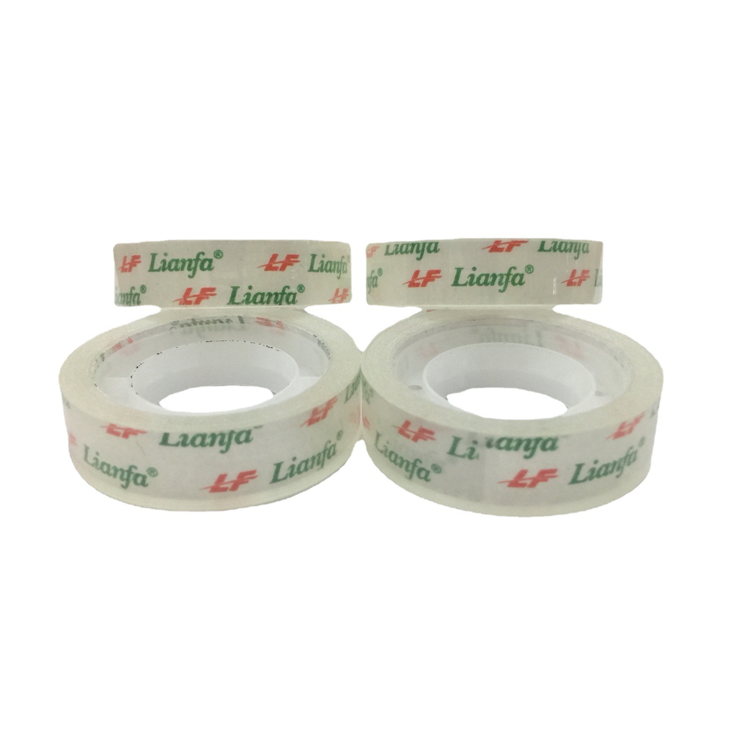 义乌联发纸盒封口文具胶带礼品包装透明胶带办公文具胶带厂家直销