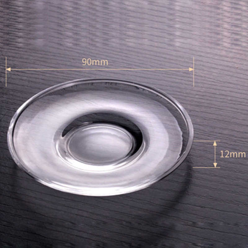 Taza de té de vidrio de doble capa aislada pequeña taza de té de hogar mini con mango Mark Taza de tamaño pequeño taza de té pequeña