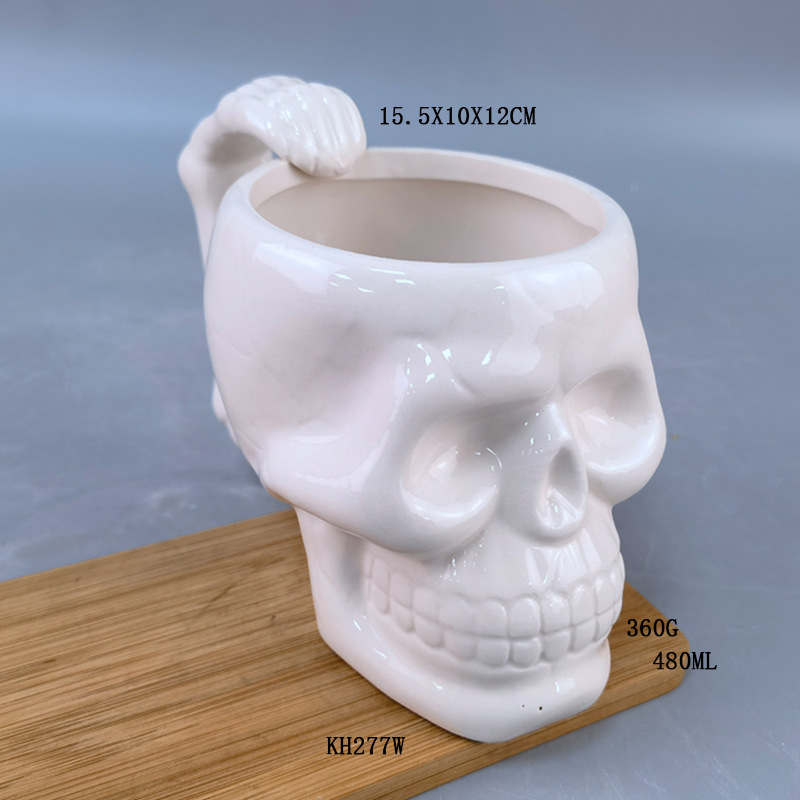 Selección estricta de Halloween Piratas del Caribe calavera tazas de vino tazas de cerveza tazas de marca creativas tazas de vino extranjero