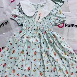 跨境patpat连衣裙外贸童装连衣裙杂款尾货patpat kid's d