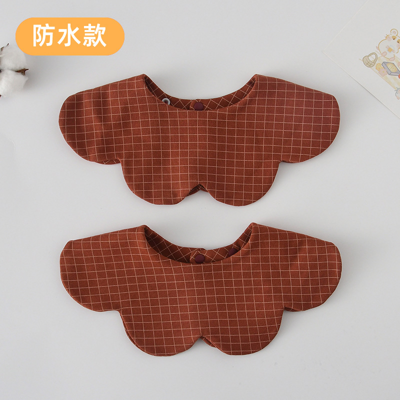 【방수 면 양면】 레드 격자