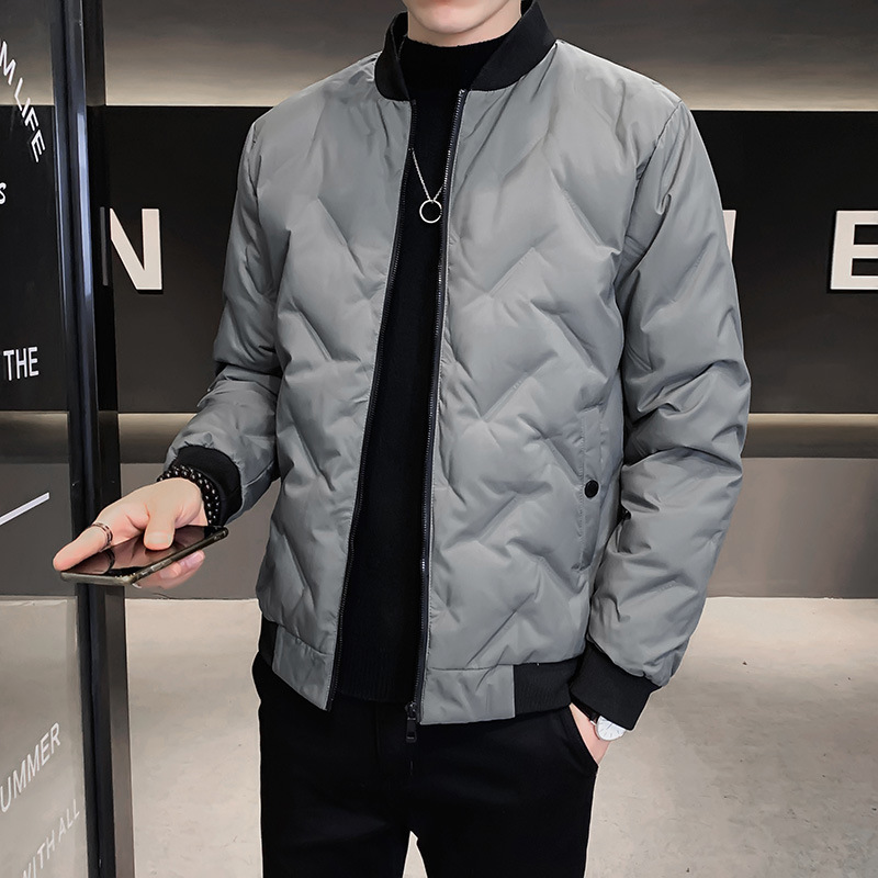 Chaqueta casual para hombre invierno nuevo pato blanco abajo deportes más tamaño suelto ligero caliente chaqueta a prueba de frío al por mayor