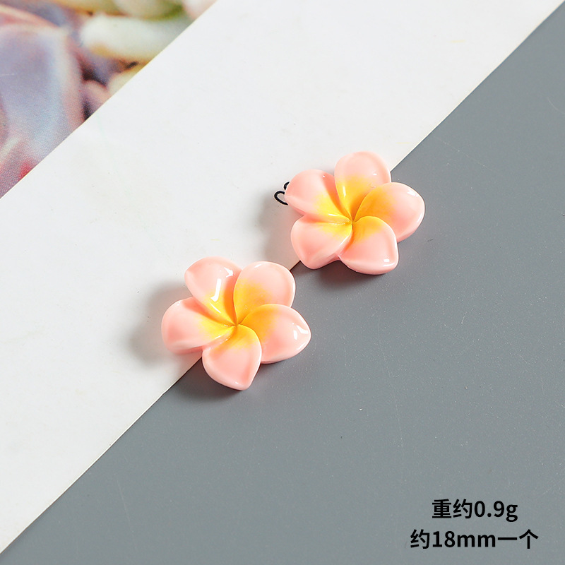18mmの小さいサイズのカラーの卵の花の樹脂の小さい部品のdiyのクリームのコップの冷蔵庫は穴の靴のボタンの部品を貼ります。|undefined