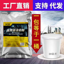 自洁素粉末免擦拭洗车液大桶20L升清洗轮胎毂钢圈自洁素去污