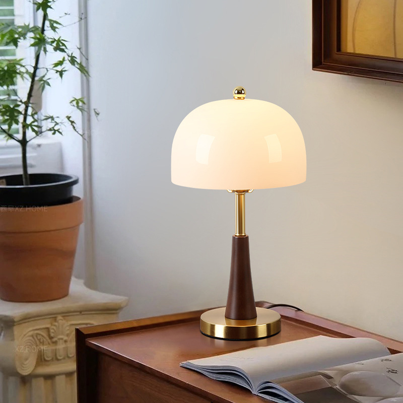 Nuevo estilo chino dormitorio lámpara de cabecera retro americana vivienda sala de estar sofá decoración lámpara de escritorio de estilo medieval lámpara de escritorio 397L