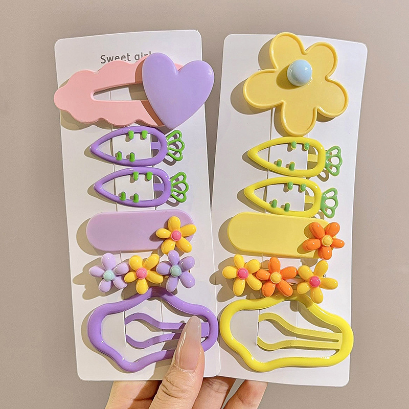 Clip de cabello de dopamina para niñas broche de cabello de la frente broche de cabello rotura BB clips lateral clips de cabello de bebé clips de frangeo toque