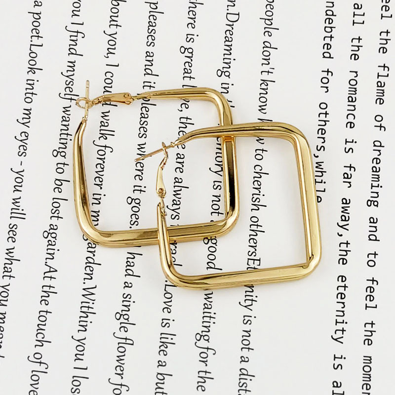 Holiday Occasion 1 Pair Fashion Square Alloy Women's Earrings