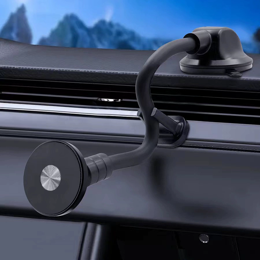 2024 трансграничный новый автомобильный выход воздуха стеклянный диск с сильным магнитным всасыванием приборной панели автомобильная навигация держатель мобильного телефона