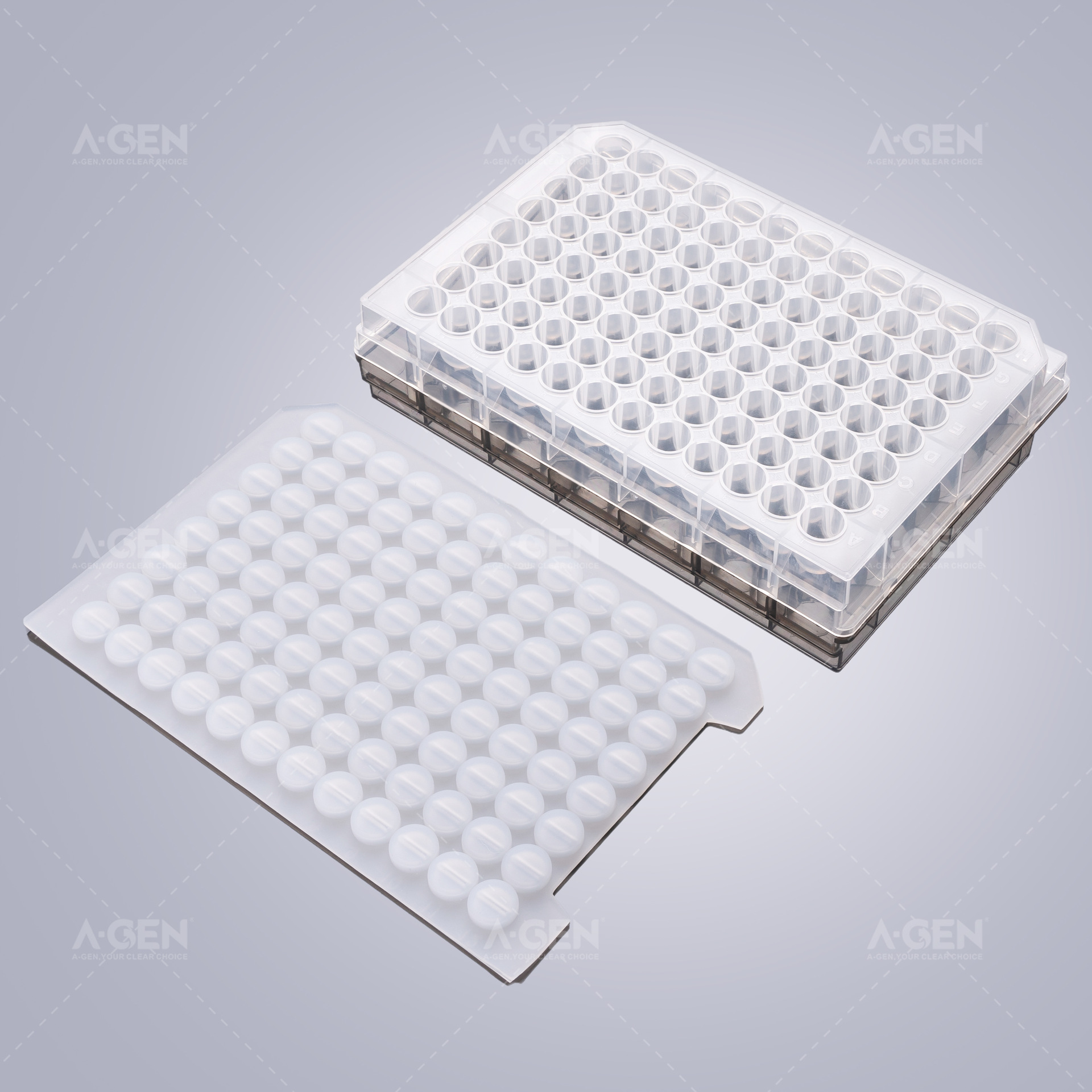 爱津 十字切口2.0ml 96孔圆孔硅胶 密封性好 规格可选 耗材优级品