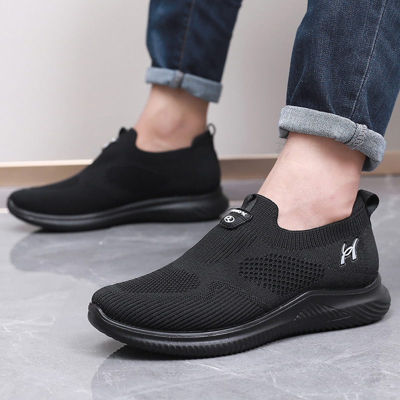 Large Size Spring and Autumn Single Shoes Fashionable Men's Walking Shoes Slip-on Soft Sole Middle-aged and Elderly Dad Shoes Old Beijing Cloth Shoes for Men Large Size Spring and Autumn Single Shoes Fashionable Men's Walking Shoes Slip-on Soft Sole Middle-aged and Elderly Dad Shoes Old Beijing Cloth Shoes for Men