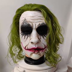 国境を越えたハロウィーンの道化師ラテックスマスクヒスレジェダークナイトバットマンDCジャックの道化師マスク
