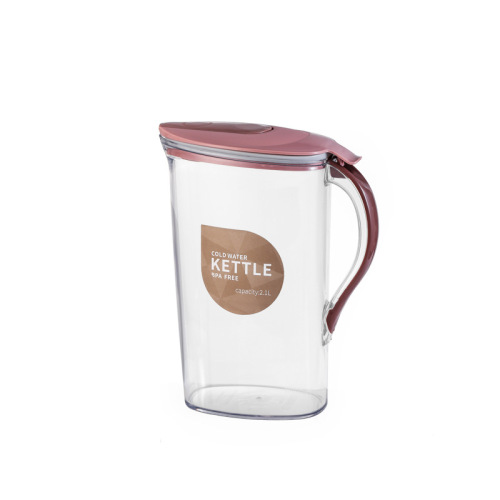 Cold kettle home set large capacity plastic high temperature resistant office juice cold white open with cup cold kettle set