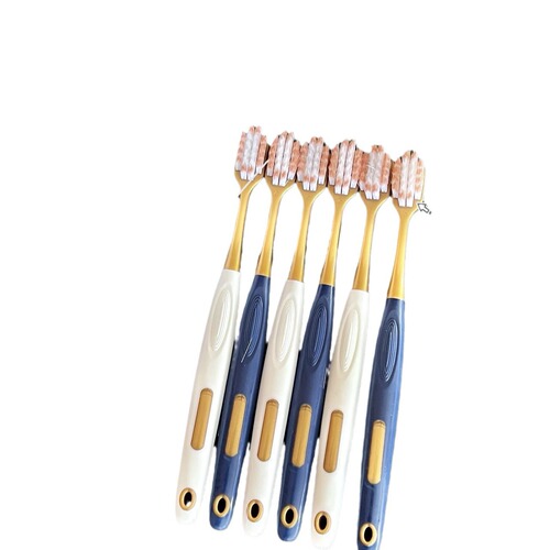 Sam's same style 6-pack QIQ wide-head family toothbrush, adult soft-bristled toothbrush, toothbrush manufacturer wholesale