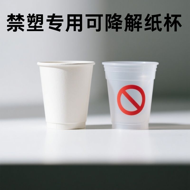 Vaso de Papel Biodegradable PLA, Vaso de Papel Desechable para Beber, Vaso de Papel Blanco de Grado Alimenticio para Té con Leche Caliente, Café, Vaso de Papel Ecológico Personalizable