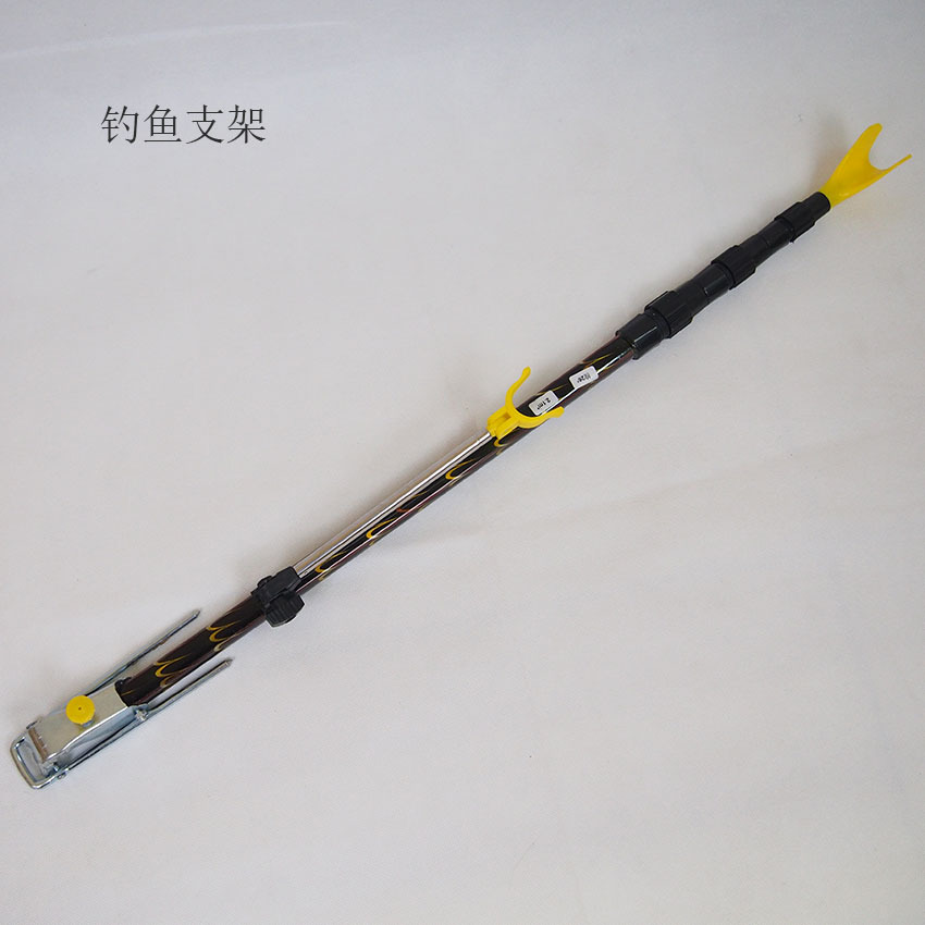 Aluminum Alloy Bracket Telescopic Positioning Fishing Bracket Multi-Section Fishing Rod Rack Pole Turret Flower Bracket Fishing Gear