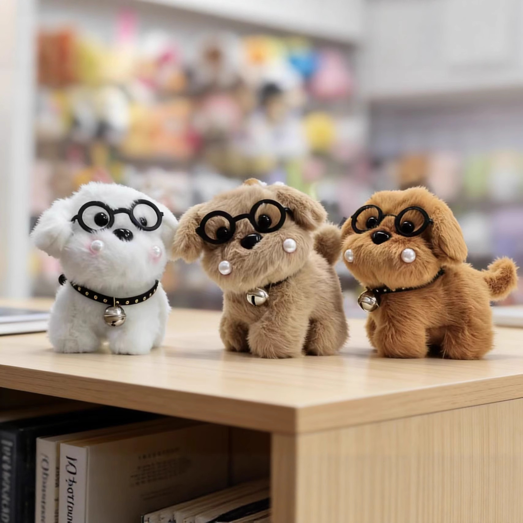 Dog Series Wedding Toss Doll Plush Pendant Teddy Dog Keychain