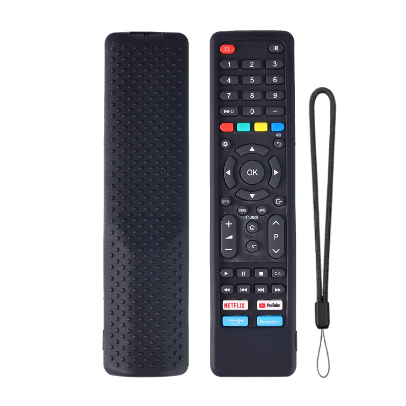 Aplicable a REMOTE AIWA TV comercio exterior Inglés control remoto cubierta de silicona cubierta de silicona gruesa contra caídas cubierta de silicona image 6